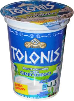 jogurt naturalny typu greckiego, jogurt naturalny tolonis